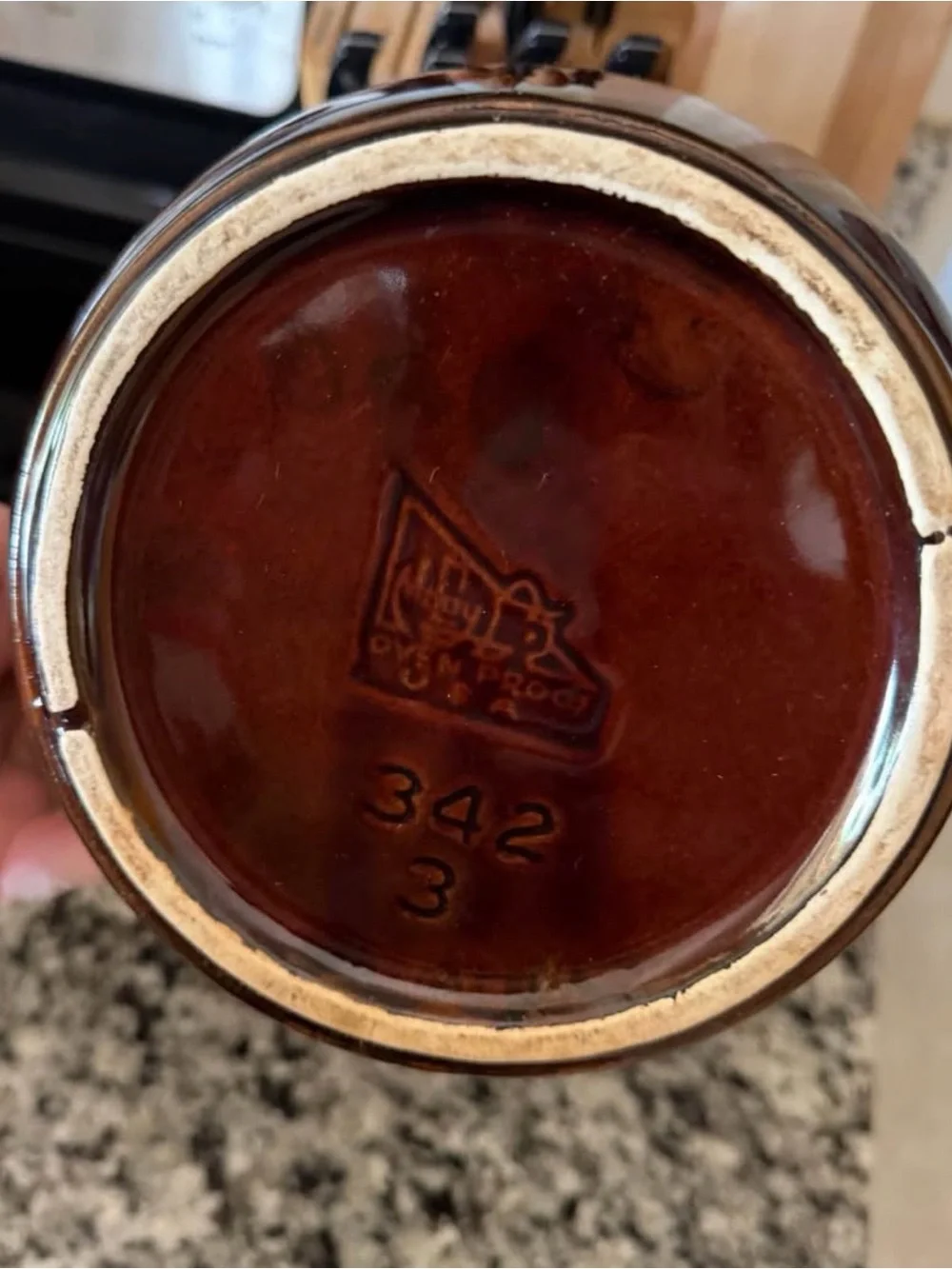 Vintage McCoy Brown Drip Glaze Bean Pot/Cookie Jar Crock with Lid-Oven Proof